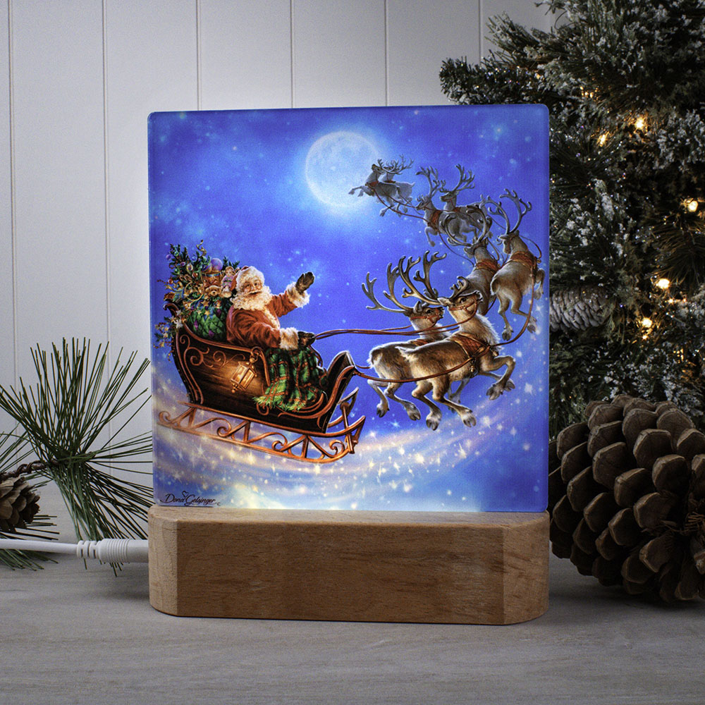 Santas Magical Flight LED Nightlight
