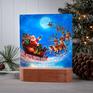 Santas Magical Flight LED Nightlight