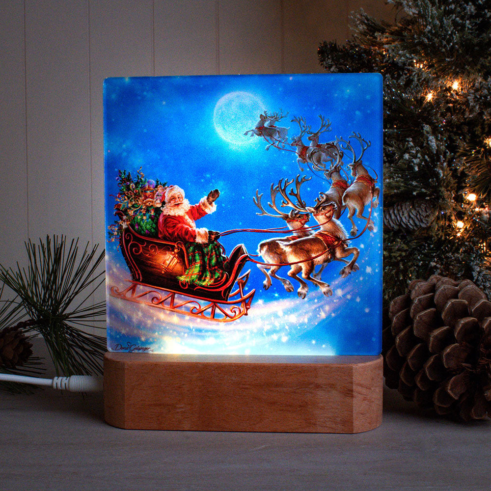 Santas Magical Flight LED Nightlight