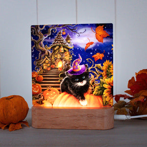 Halloween Kitten LED Nightlight