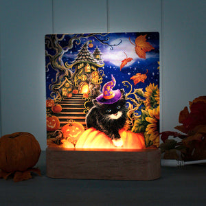 Halloween Kitten LED Nightlight