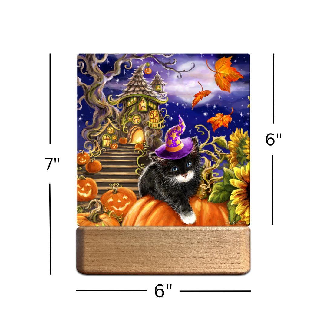 Halloween Kitten LED Nightlight
