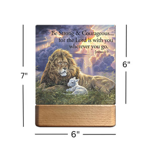 Perfect Peace with Scripture LED Nightlight