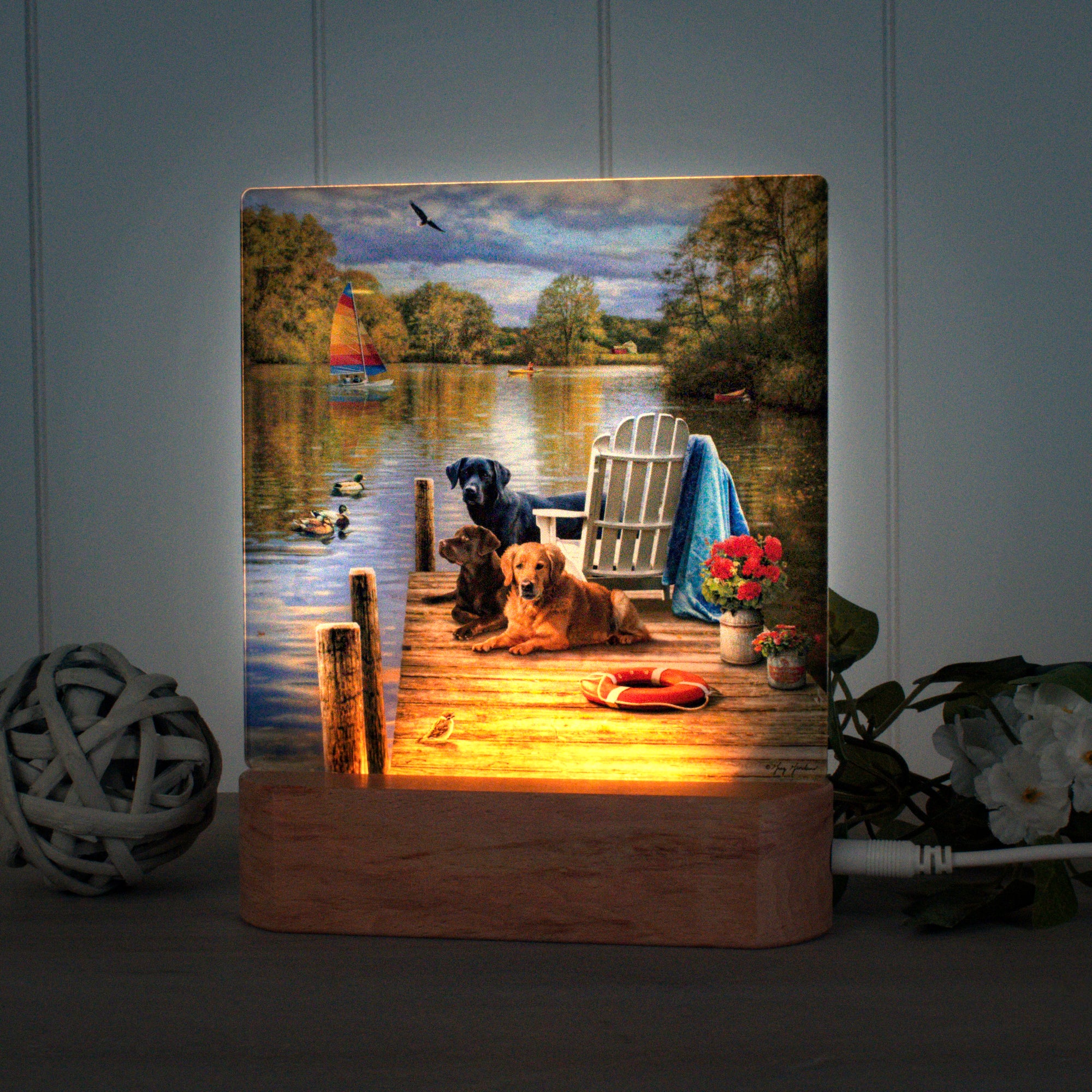 Summer on the Dock LED Nightlight