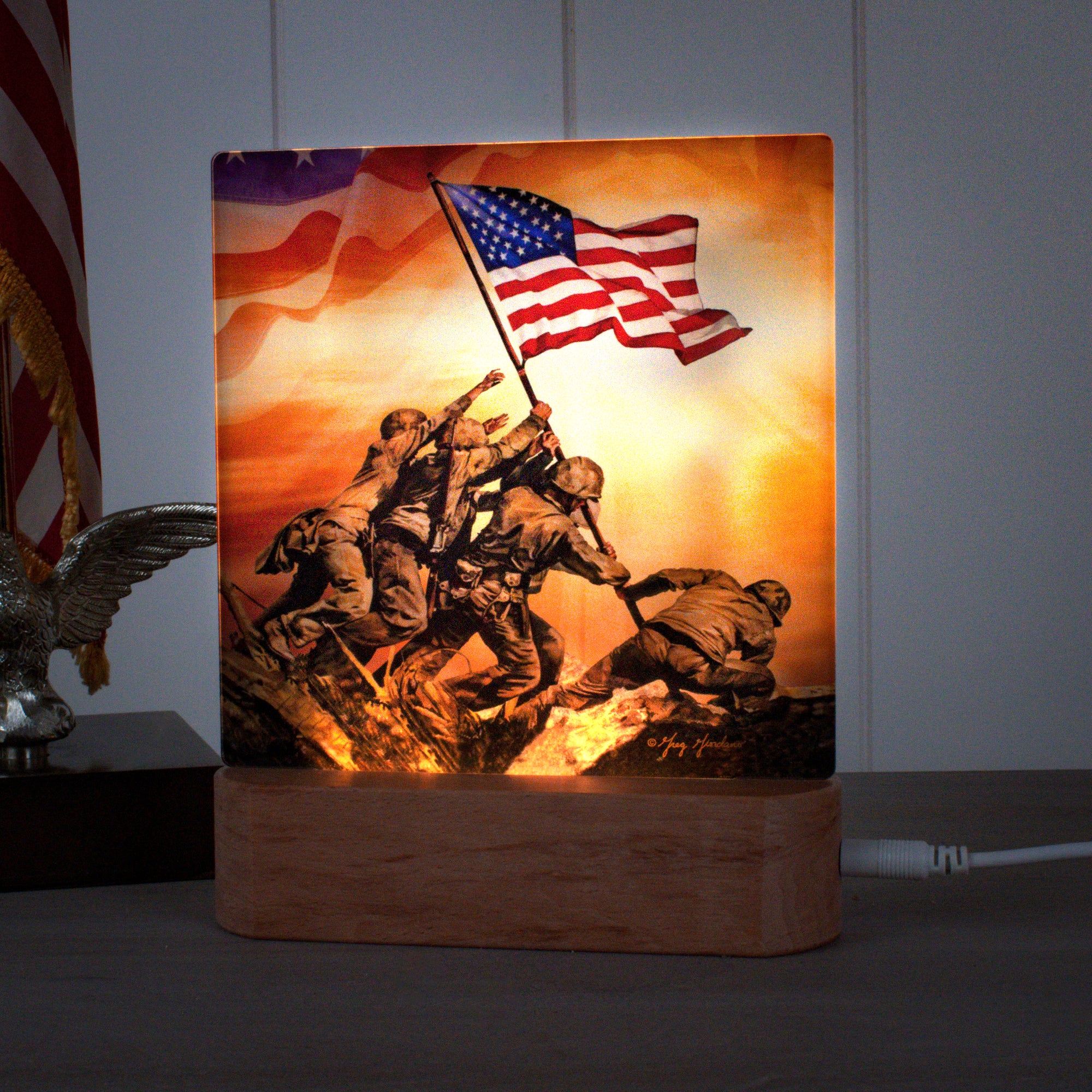Home of the Brave LED Nightlight