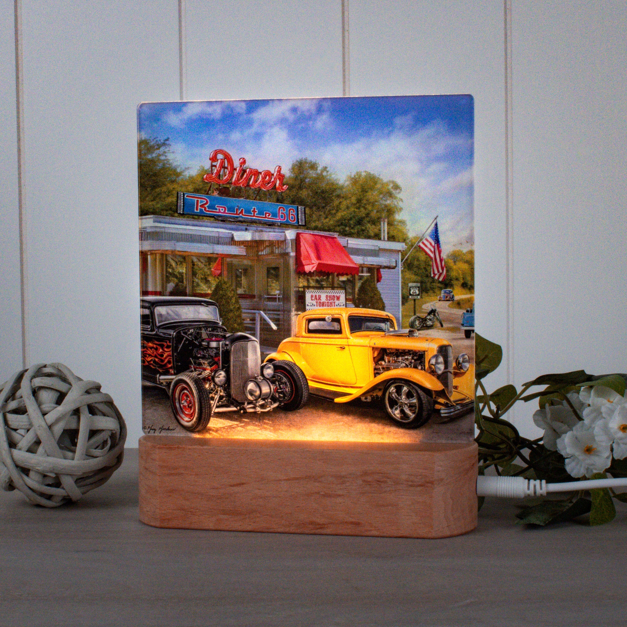 Hot Rod Diner LED Nightlight