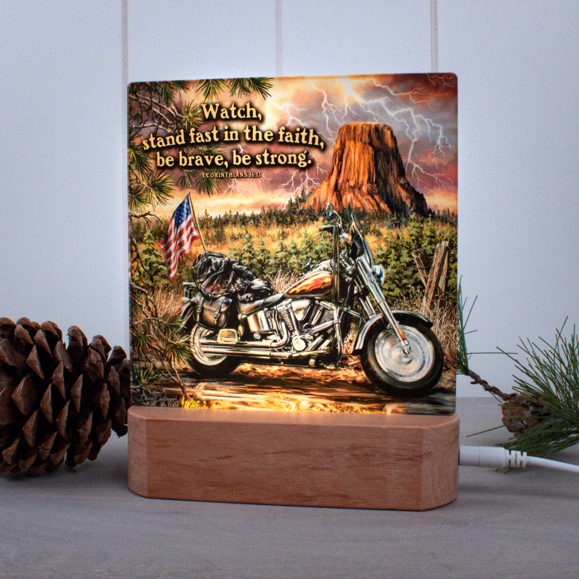 Open Road with Scripture LED Nightlight