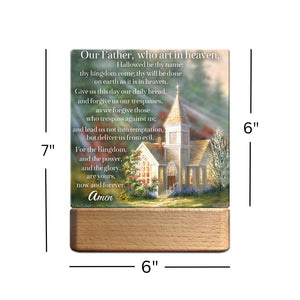 Our Father Prayer LED Nightlight