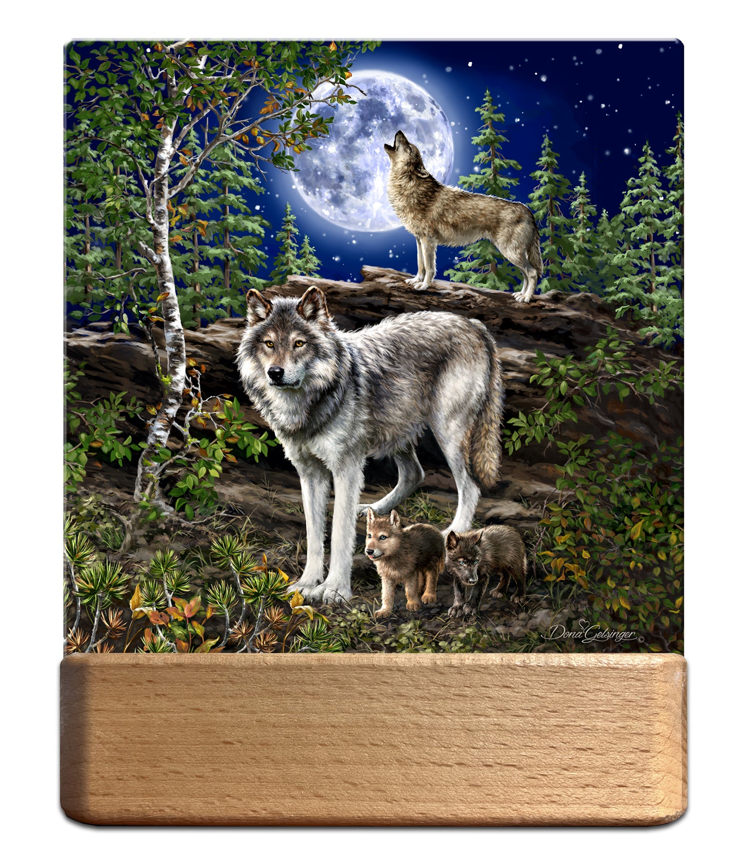 The Wolf Pack LED Nightlight