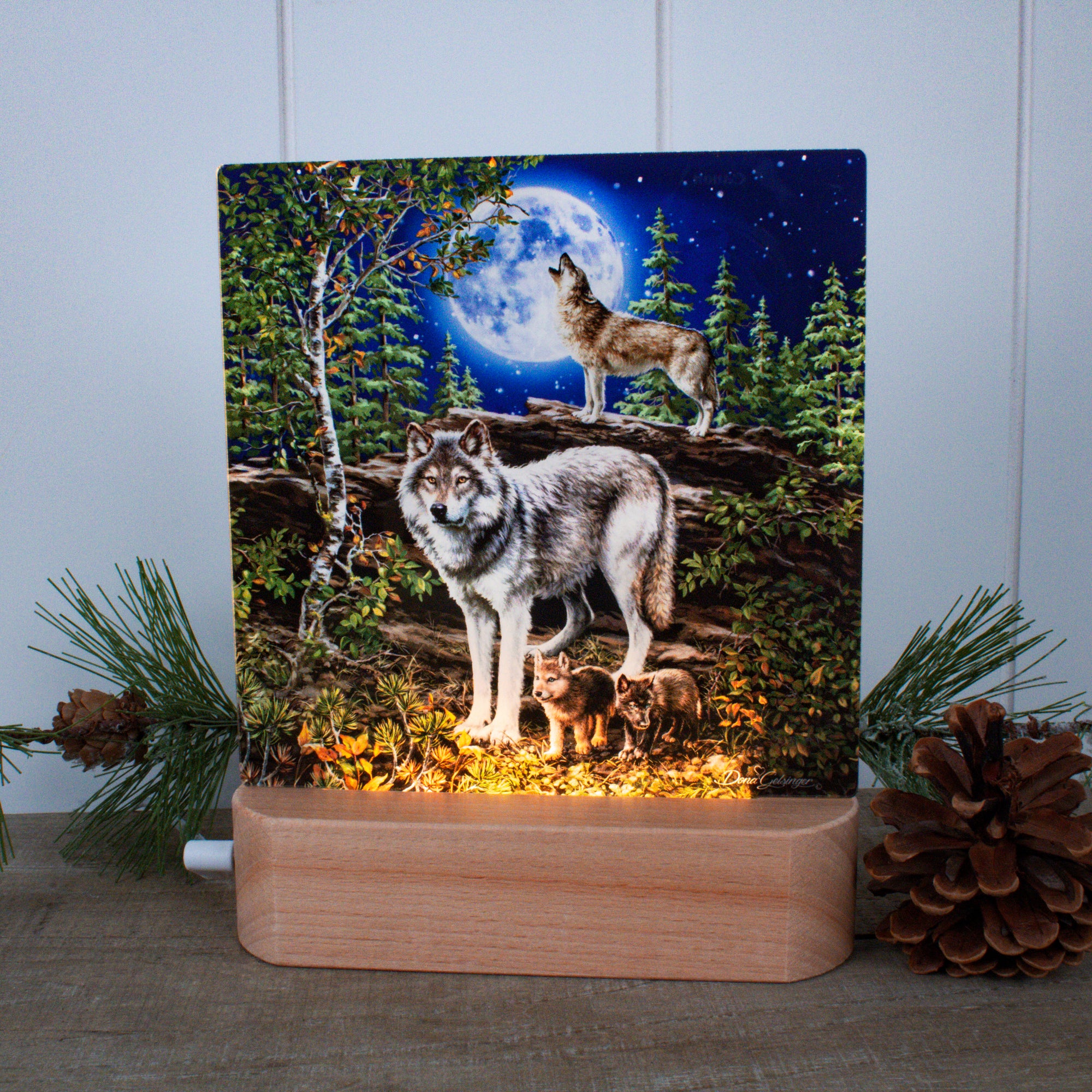The Wolf Pack LED Nightlight