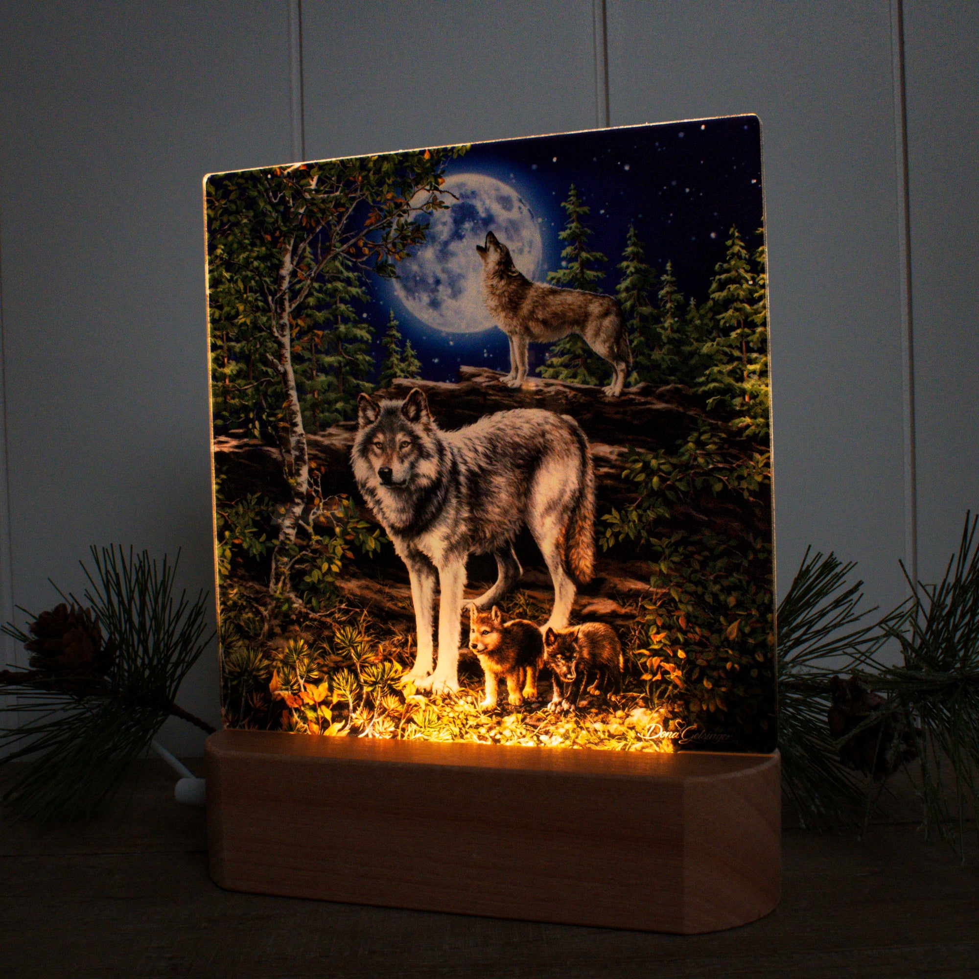 The Wolf Pack LED Nightlight