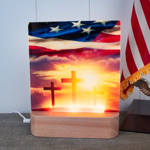 God and Country LED Nightlight