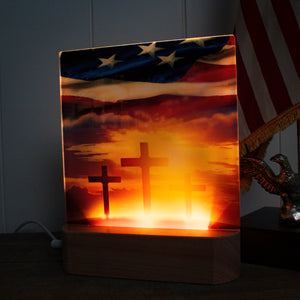 God and Country LED Nightlight