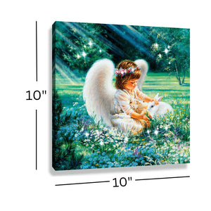 An Angel's Care Pizazz Print with Dazzling Crystals