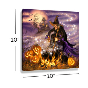 All Hallow's Eve Pizazz Print with Dazzling Crystals