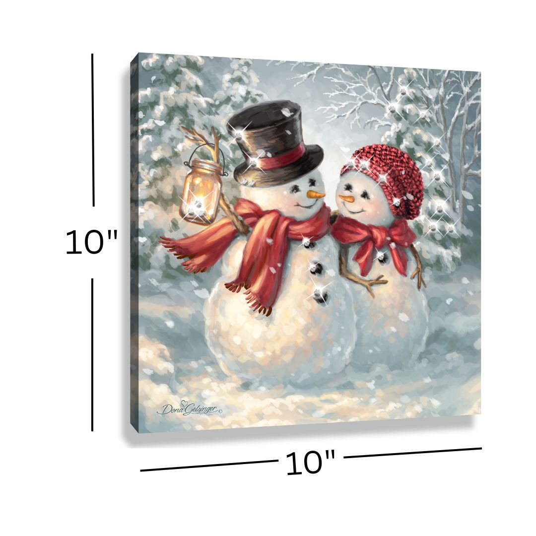 Snow Much in Love Pizazz Print with Dazzling Crystals