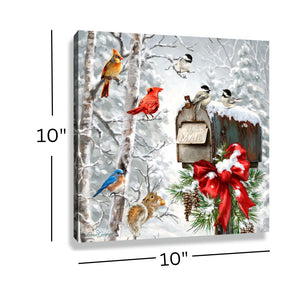 Christmas Tidings Pizazz Print with Dazzling Crystals