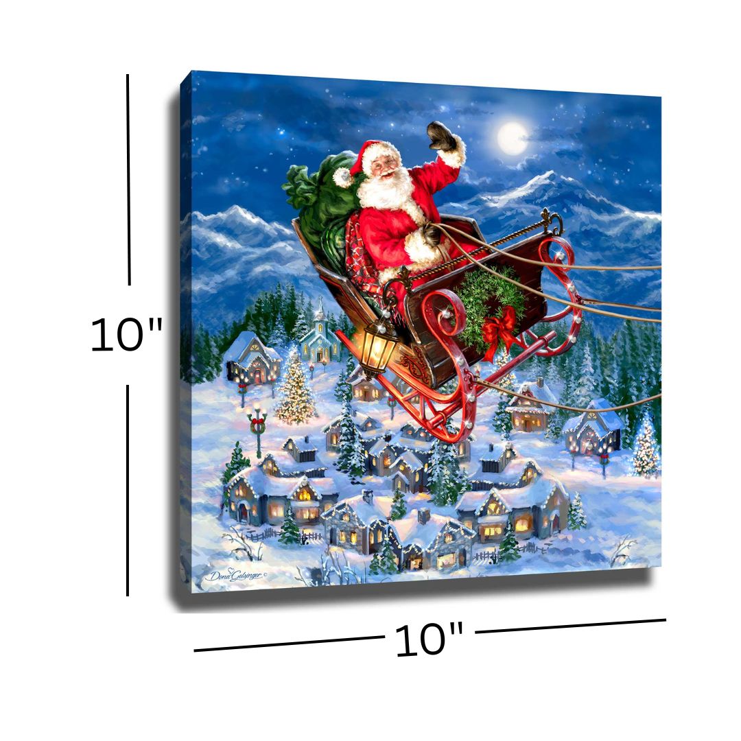 Delivering Christmas Pizazz Print with Dazzling Crystals