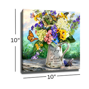 Joy of the Lord Pizazz Print with Dazzling Crystals