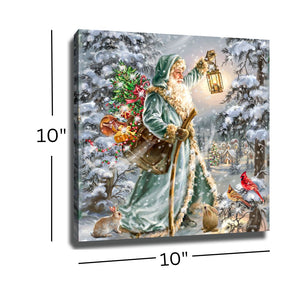 Saint Nicholas Pizazz Print with Dazzling Crystals