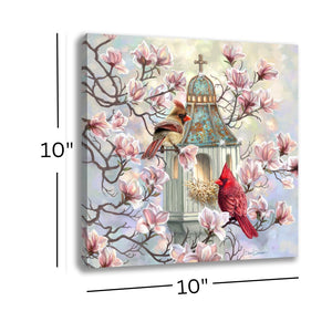 Spring Morning Pizazz Print with Dazzling Crystals