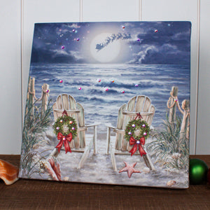 Moonlight Christmas Pizazz Print with Dazzling Crystals