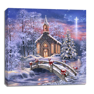 O Come Emmanuel Pizazz Print with Dazzling Crystals