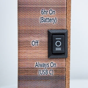 Hot Rod Garage 8x6 Lighted Tabletop Canvas