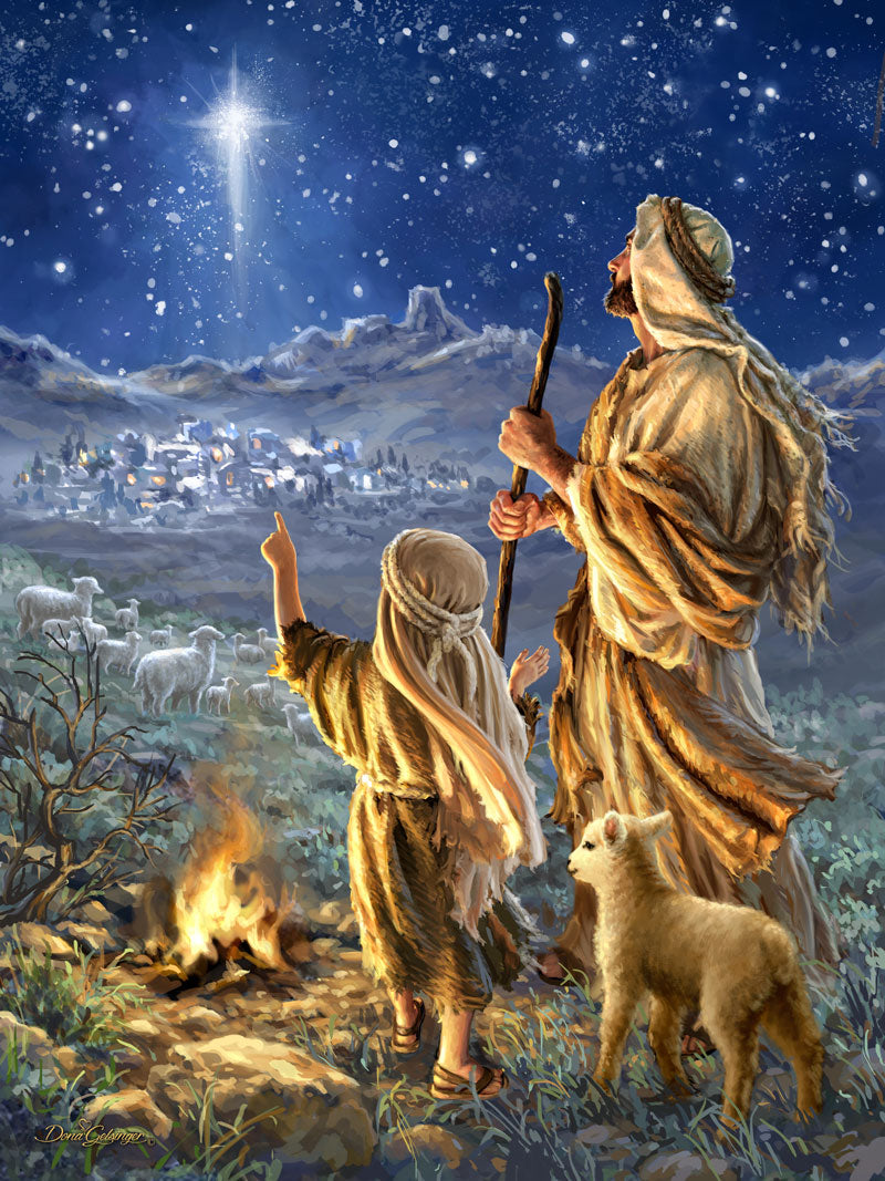 Shepherds Keeping Watch Canvas Wall Art