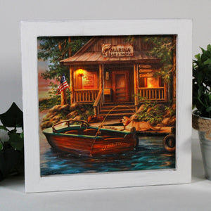 The Marina Lighted Shadow Box