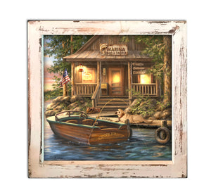 The Marina Lighted Shadow Box