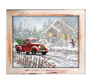 Special Delivery Lighted Shadow Box