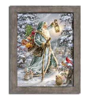 Saint Nicholas Lighted Shadow Box