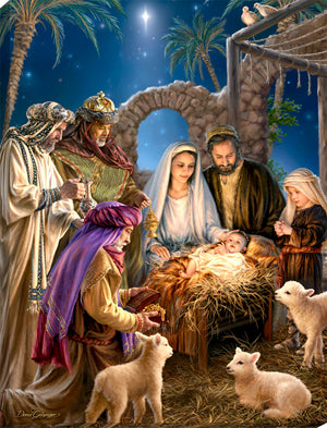 The Nativity Canvas Wall Art