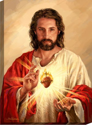 Sacred Heart of Jesus Canvas Wall Art