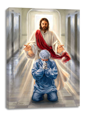 Bless our Healthcare Heroes Canvas Wall Art