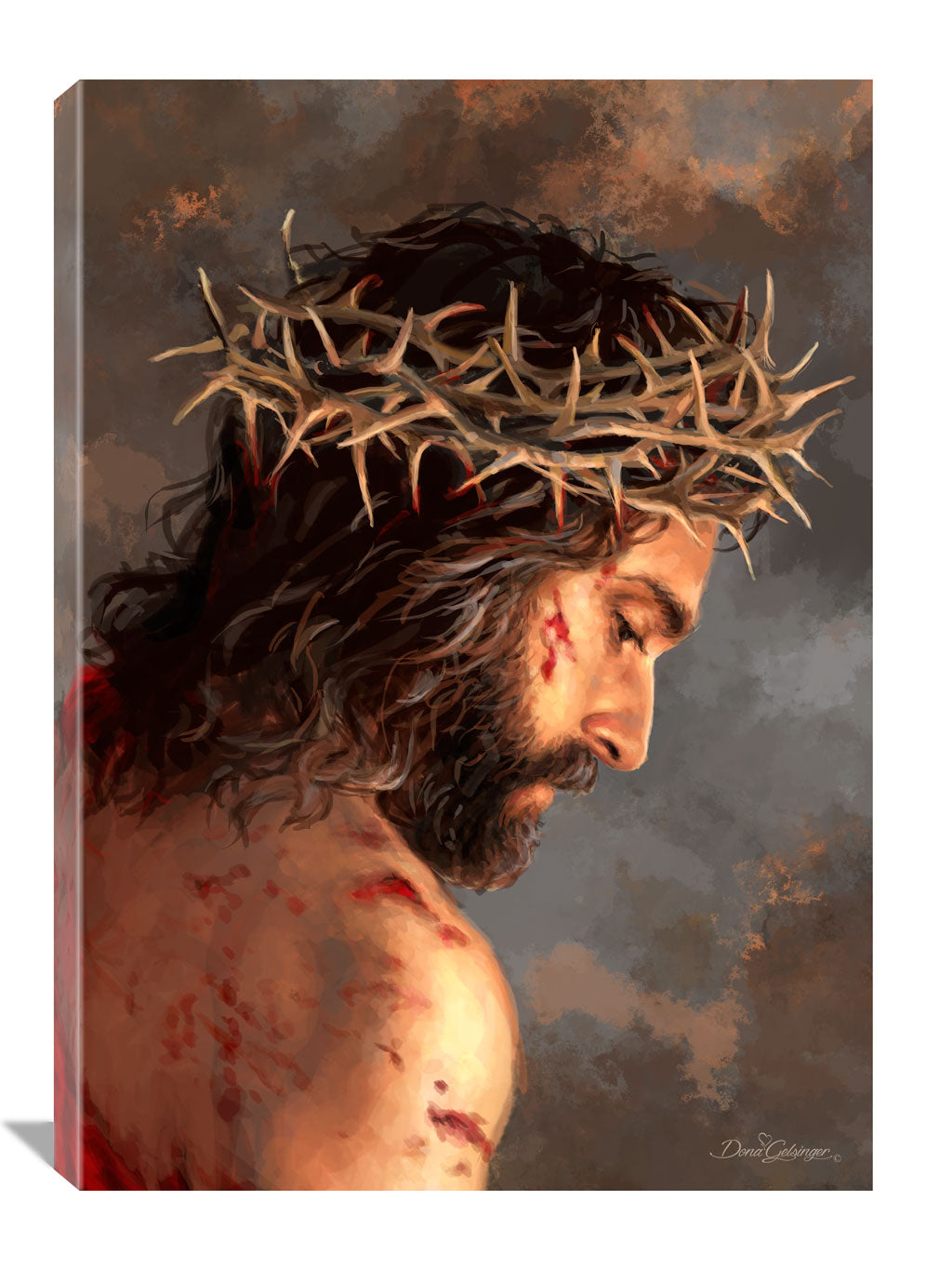 Crown of Thorns Canvas Wall Art