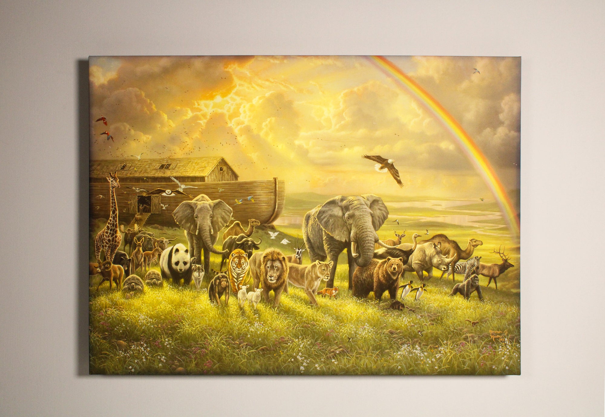 A New Beginning 18x24 Fully Illuminated LED Wall Art