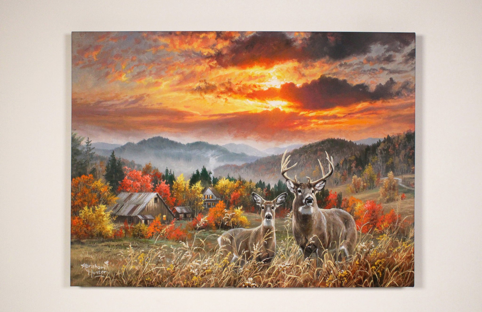 Led wall art canvas deals