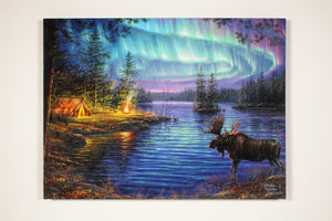 Northern Night 18x24 Fully Illuminated LED Wall Art