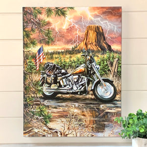 The Open Road 18x24 Fully Illuminated LED Wall Art