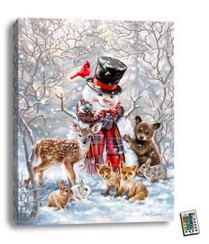 Forest Friends 18x24 Fully Illuminated LED Wall Art