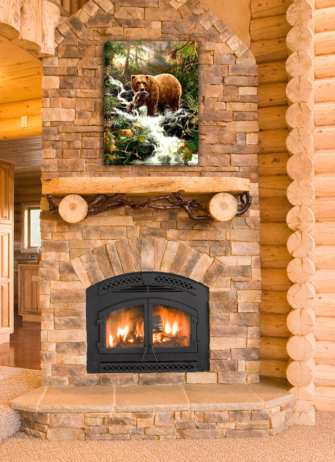 Grizzly Gorge 18x24 Fully Illuminated LED Wall Art