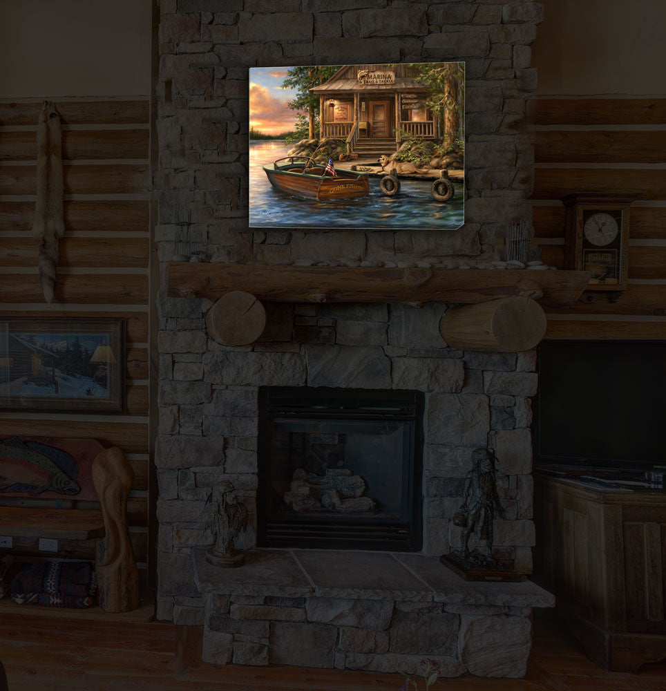 The Marina 18x24 Fully Illuminated LED Wall Art