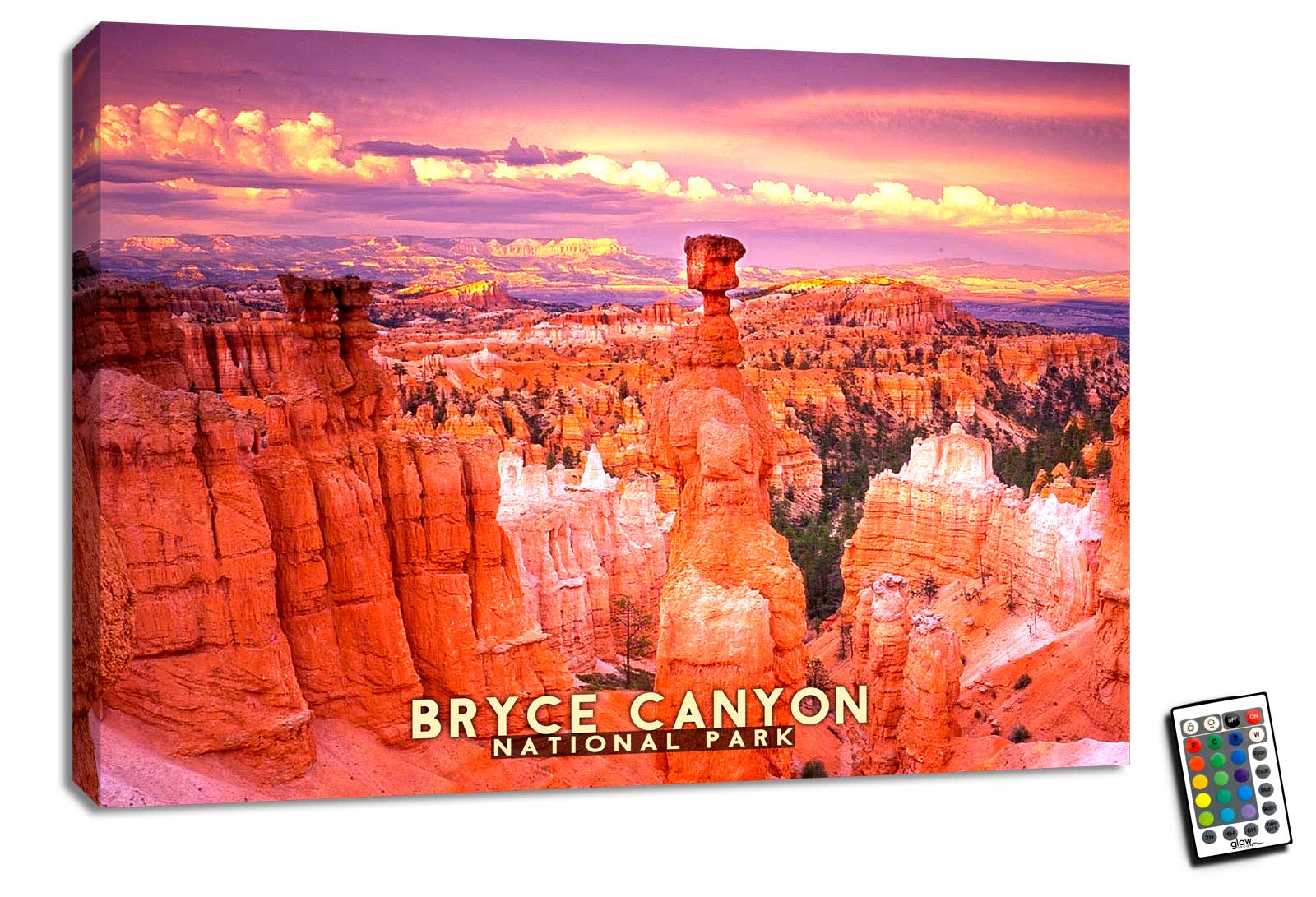  This stunning image captures the awe-inspiring landscape of Bryce Canyon National Park, complete with its trademark hoodoos and majestic natural formations.