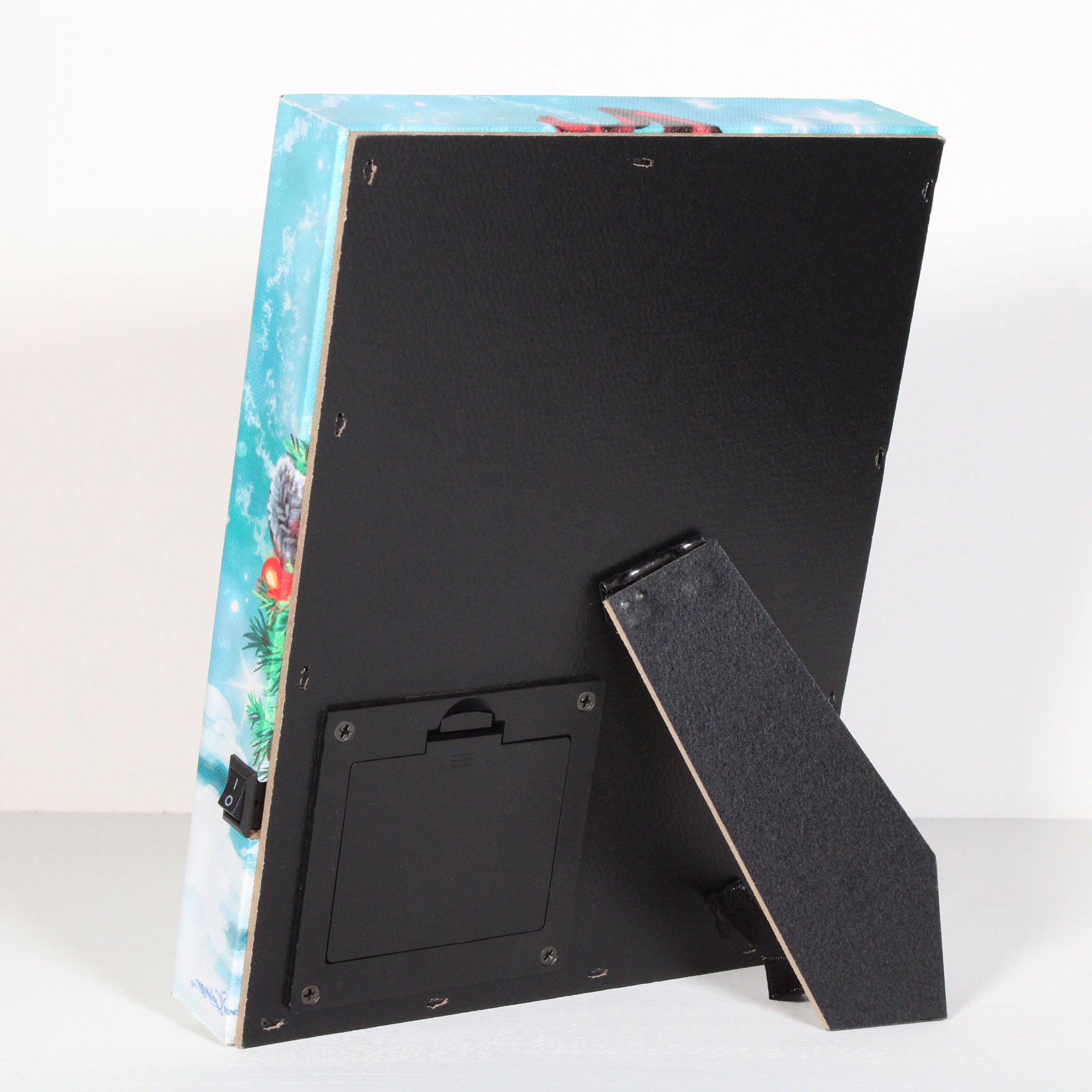 Pumpkin Stacks 8x6 Lighted Tabletop Canvas