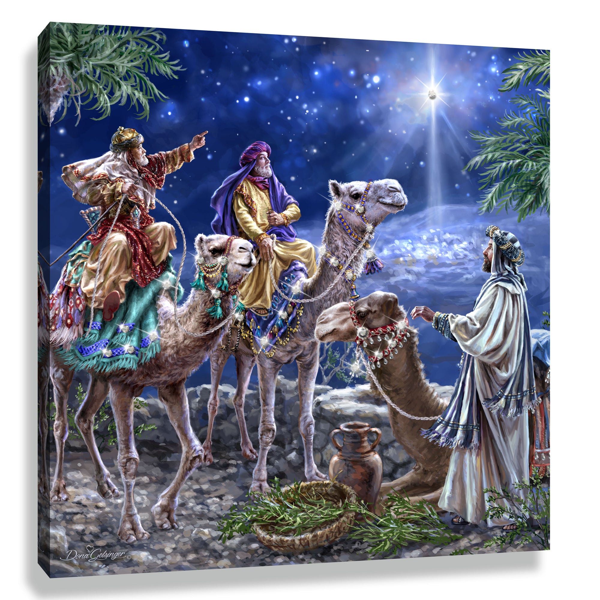 The Magi Pizazz Print with Dazzling Crystals
