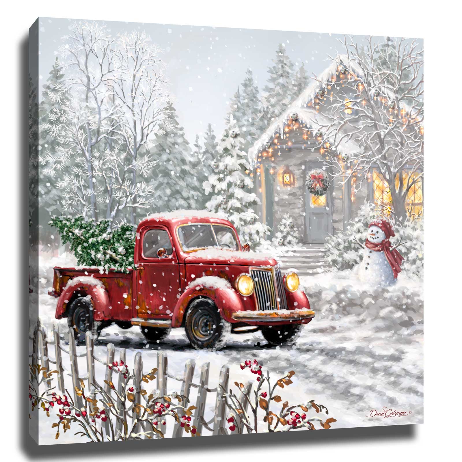 Special Delivery Pizazz Print with Dazzling Crystals