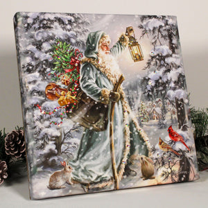 Saint Nicholas Pizazz Print with Dazzling Crystals