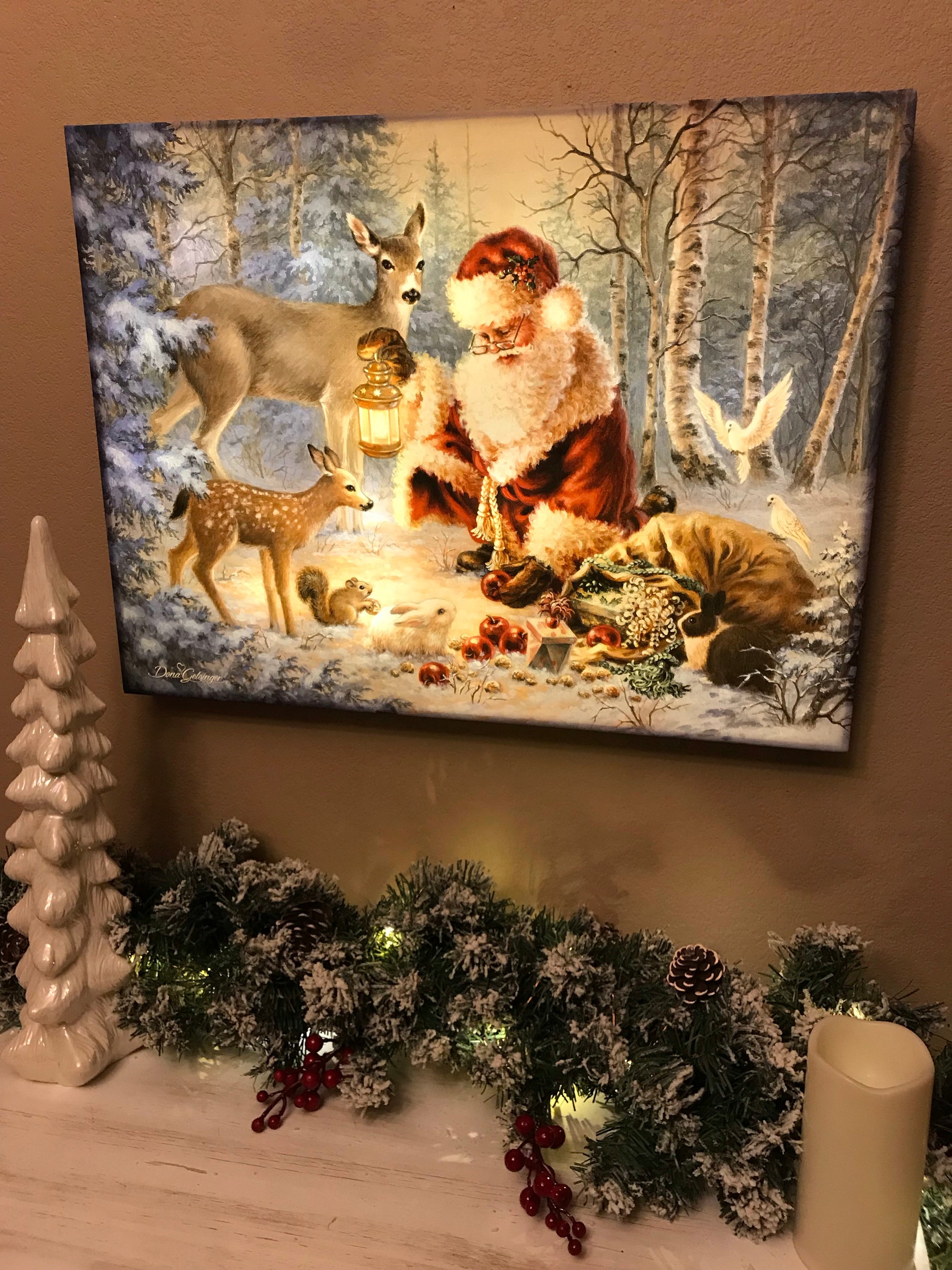 Abundance Of Joy 18x24 Fully Illuminated LED Wall Art